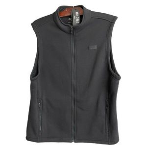 Rhône Mens Black Knitted Fleece Vest Size XL NWT